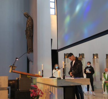 Gemeindegottesdienst mit FirmkandidatInnen 15. Nov. 2020